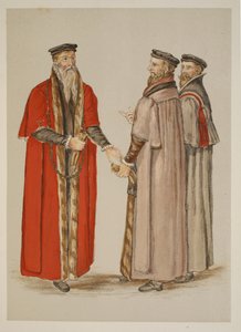 Lord Mayor, Aldermen and liveryman, från en beskrivning av England skriven under Elizabeth I:s regeringstid