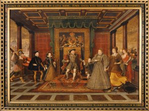 "The family of Henry VIII: An Allegory of the Tudor Succession", 1572