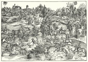 Stag Hunt (gravyr)