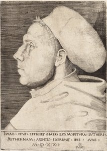 Martin Luther som en Augustinerbroder av Lucas Cranach den äldre 1521 av Lucas the Elder Cranach