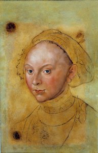 Porträtt av Catherine de Brunswick Grubenhagen Målning av Lucas Cranach (1472-1553) av Lucas the Elder Cranach