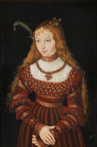 Sibylle av Kleve av Lucas the Elder Cranach