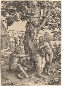 Adam och Eva av Lucas van Leyden