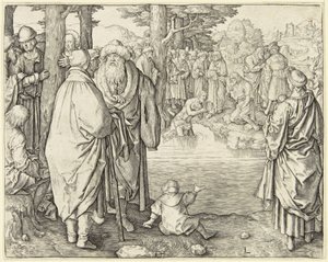 Kristi dop av Lucas van Leyden