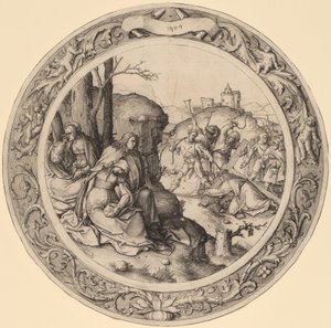 Kristus som bär korset av Lucas van Leyden