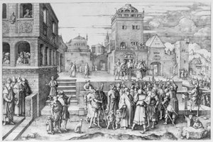 Det stora Ecce Homo av Lucas van Leyden