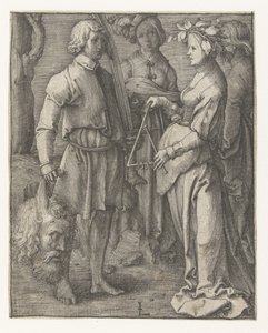 I triumf går David av Lucas van Leyden