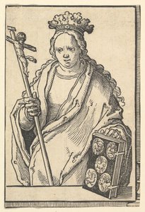 Ecclesia Christi Faith, från serien Sibyller, ca. 1530. av Lucas van Leyden