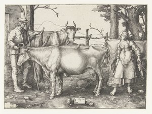 Mjölkerskan av Lucas van Leyden