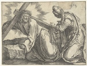Att bära korset av Lucas van Leyden