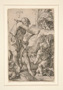 Lamech och Kain av Lucas van Leyden