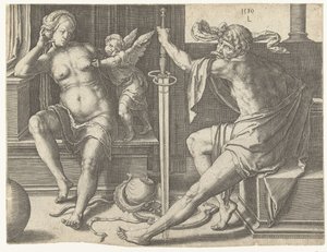 Mars, Venus i Amor av Lucas van Leyden