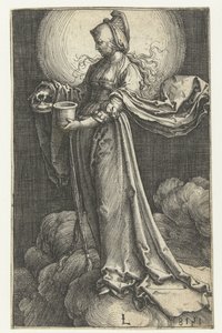 Maria Magdalena på molnen Maria Magdalena in de wolken av Lucas van Leyden