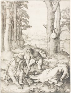Mohammed och munken Sergius av Lucas van Leyden