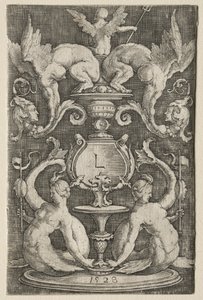 Panel av prydnad av Lucas van Leyden