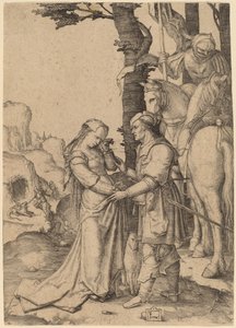 Saint George befriar prinsessan av Lucas van Leyden