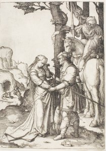 Saint George befriar prinsessan av Lucas van Leyden