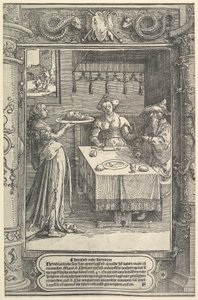 Salome med Johannes Döparens huvud av Lucas van Leyden