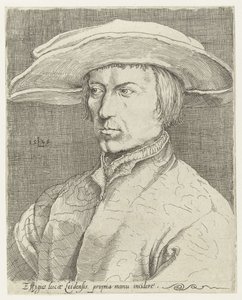 Självporträtt av Lucas van Leyden