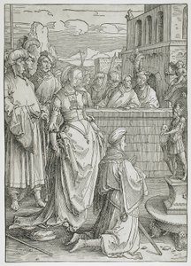 Salomos avgudadyrkan av Lucas van Leyden