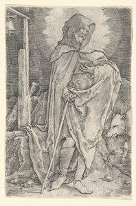 St. Anthony, ca. 1521. av Lucas van Leyden