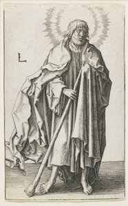 St Thaddeus, 1510 av Lucas van Leyden