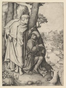 Susanna och de två äldste av Lucas van Leyden