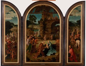 The Adoration of the Magi Triptych, c.1510 av Lucas van Leyden