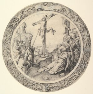 Korsfästelsen, från Circular Passion, 1509. av Lucas van Leyden