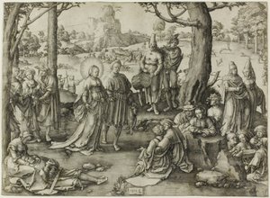 Maria Magdalenas dans av Lucas van Leyden