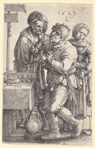 Tandläkaren, 1523. av Lucas van Leyden