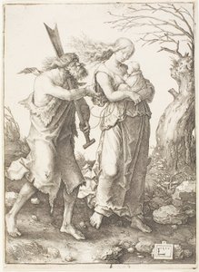 Utvisningen från paradiset av Lucas van Leyden