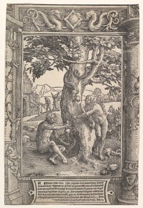 Människans fall, ca. 1517. av Lucas van Leyden