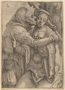 Dåren och kvinnan av Lucas van Leyden