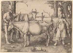 The Milkmaid av Lucas van Leyden