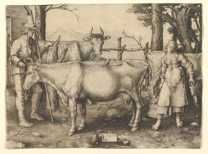 Mjölkflickan av Lucas van Leyden