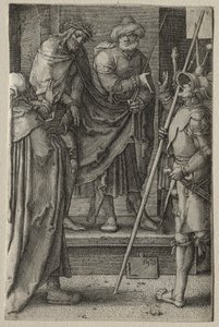 Passionen: Kristus presenteras för folket av Lucas van Leyden