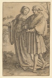 Promenade, 1520. av Lucas van Leyden
