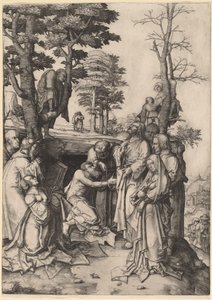 Lazarus uppståndelse av Lucas van Leyden
