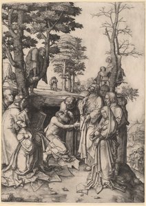 Uppväckandet av Lasarus av Lucas van Leyden