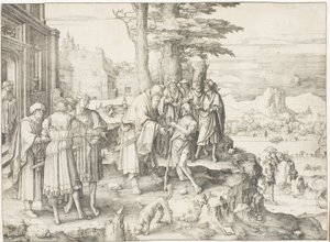 Den förlorade sonens återkomst av Lucas van Leyden