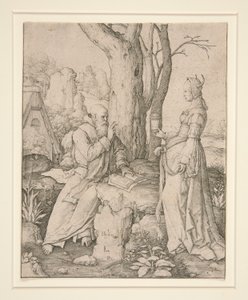 Frestelsen av Sankt Antonius av Lucas van Leyden