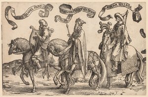 Israels tolv kungar: David, Salomo, Rehabeam av Lucas van Leyden