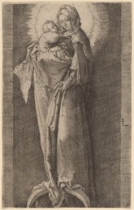 Jungfrun i nischen av Lucas van Leyden