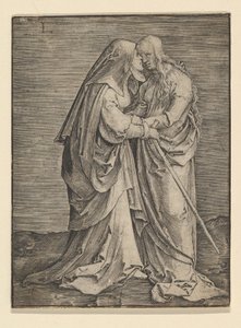 Visitationen, ca. 1516. av Lucas van Leyden