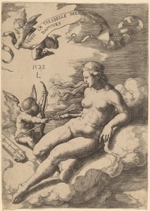 Venus och Amor av Lucas van Leyden