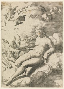 Venus och Amor av Lucas van Leyden