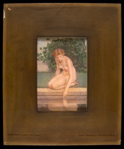 Vid en klar fontän, 1907. av Lucia Fairchild Fuller