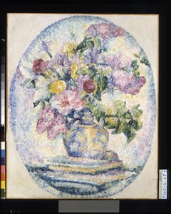 Vase Of Flowers, okänt datum (olja på duk) av Lucie Consturier