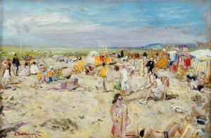 På stranden; Sur la Plage